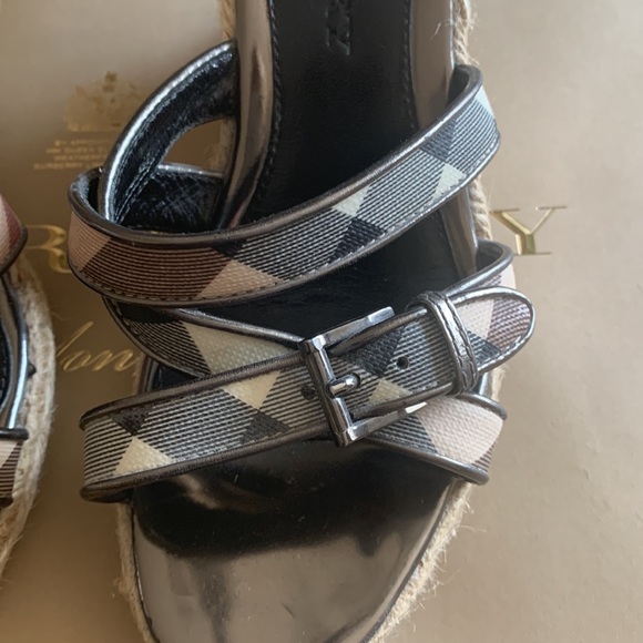 Burberry Slide Wedge Espadrille - Picture 5 of 6